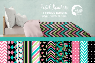 Bright Floral Geo Papers AMB: Versatile, High-Quality Design Resources for Creative Projects