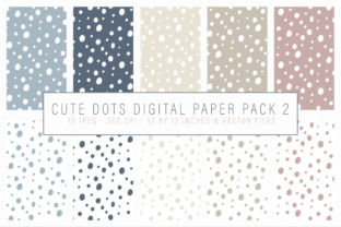 Cute Dots Digital Papers: Soft, Scalable, and Studio-Ready Pattern Resources for Designers and Educators