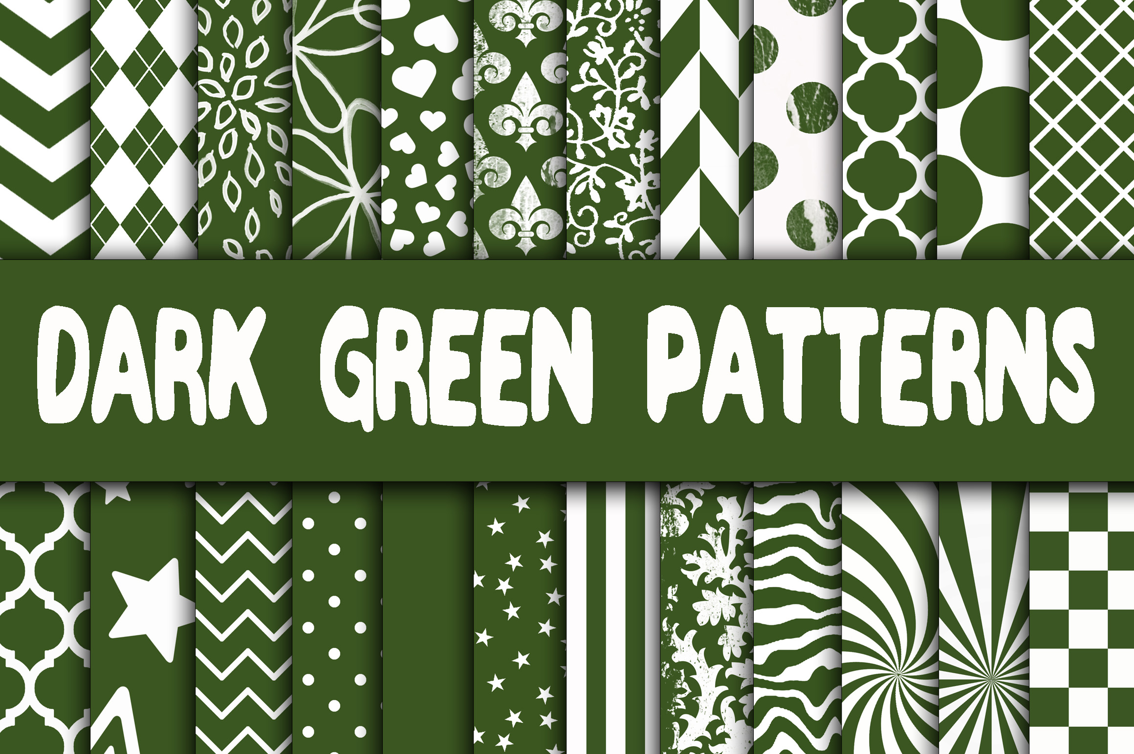 Dark Green Digital Paper