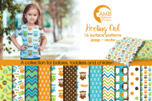 Owl Papers AMB: 16 Festive Digital Papers for Real Creative Work