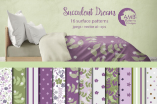 Purple Floral Papers