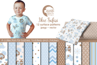 Purple Safari Animals Papers